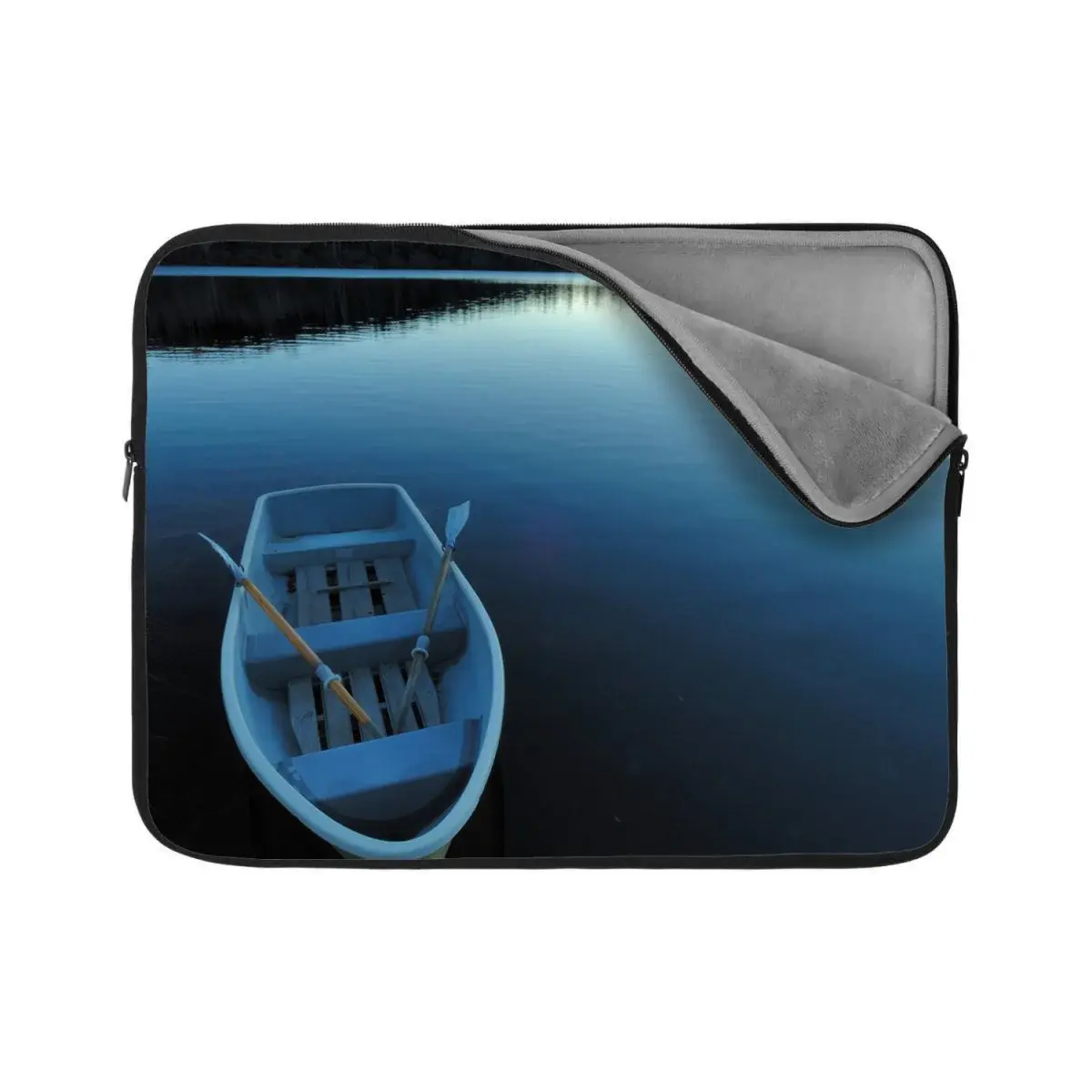 Obal na notebook Loďka na jezeře -