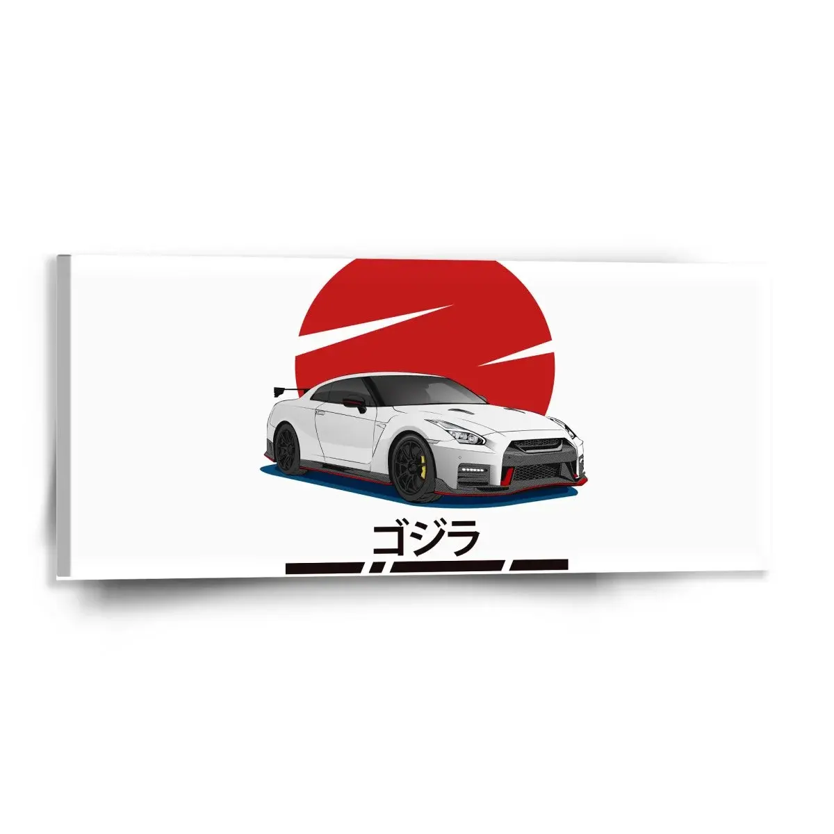 Obraz Nissan GTR 35 Japonské slunce - 110x50 cm