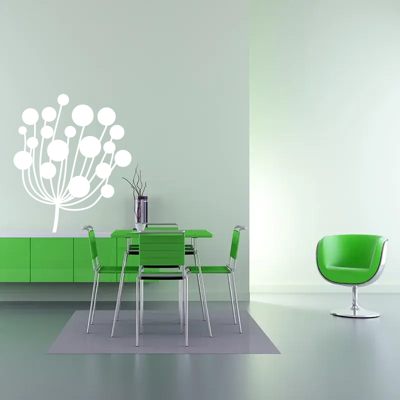 Samolepka na zeď: Květina Bolia - 102x120 cm