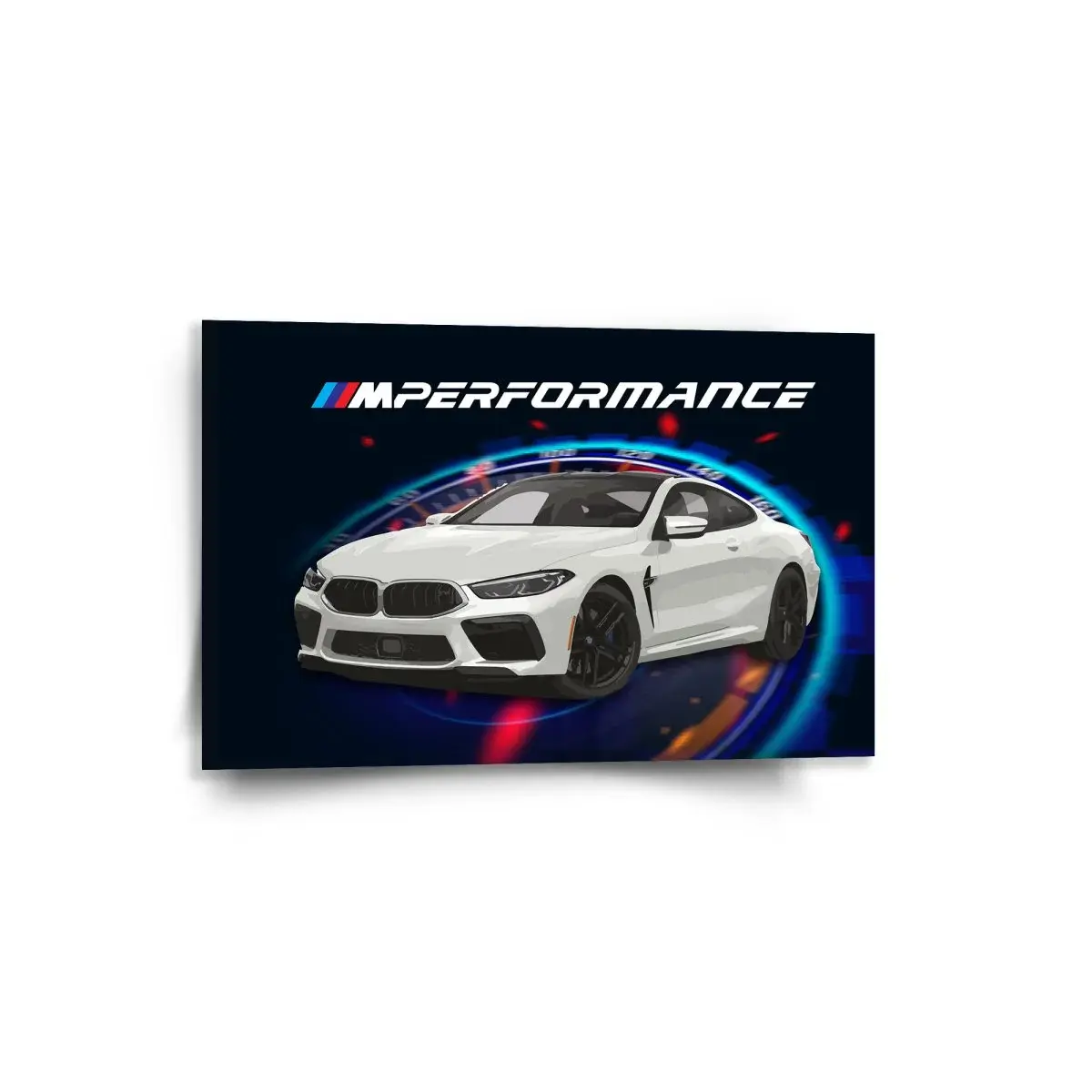 Obraz MPERFORMANCE Tachometr - 60x40 cm