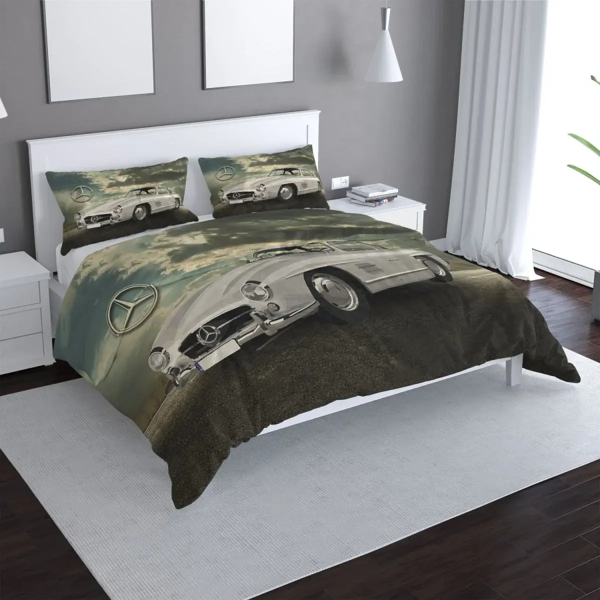 Povlečení Mercedes-Benz 300 SL Na silnici - 140x220 / 90x70
