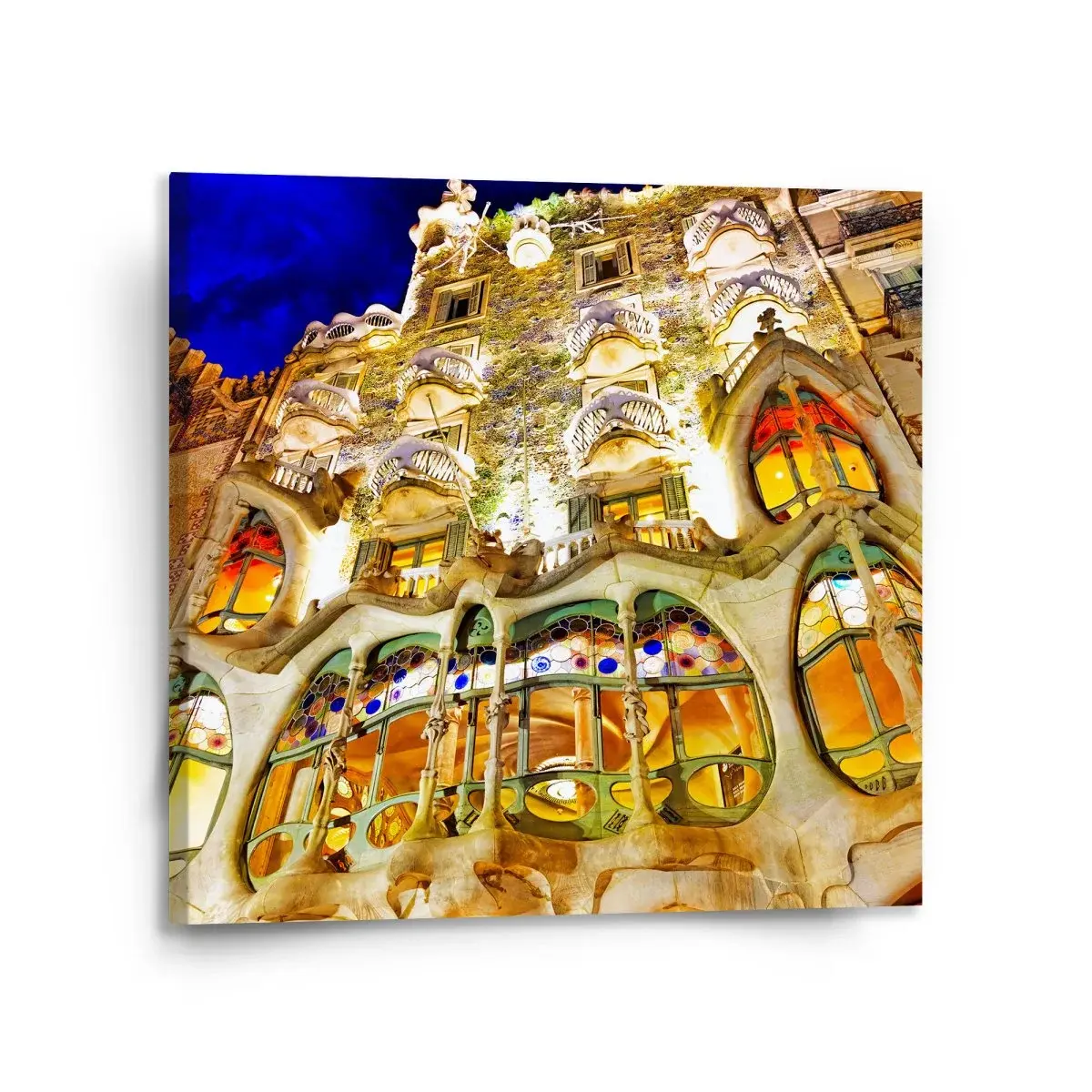 Obraz Barcelona Gaudi Casa Batllo 1 - 110x110 cm