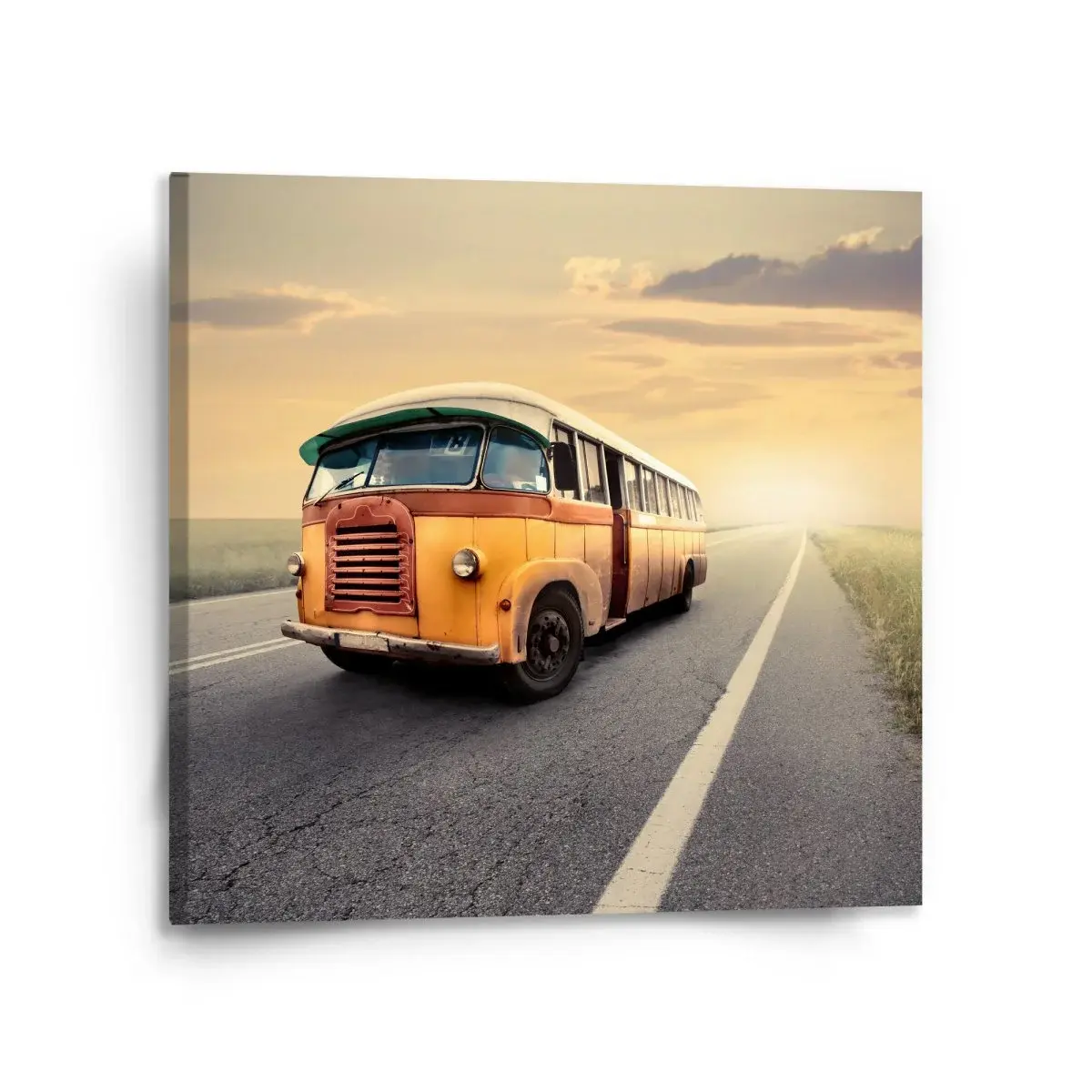 Obraz Autobus veterán - 110x110 cm
