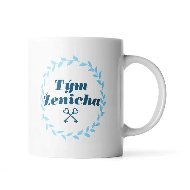 Hrnek Tým ženicha klíče - 890 ml - XXL
