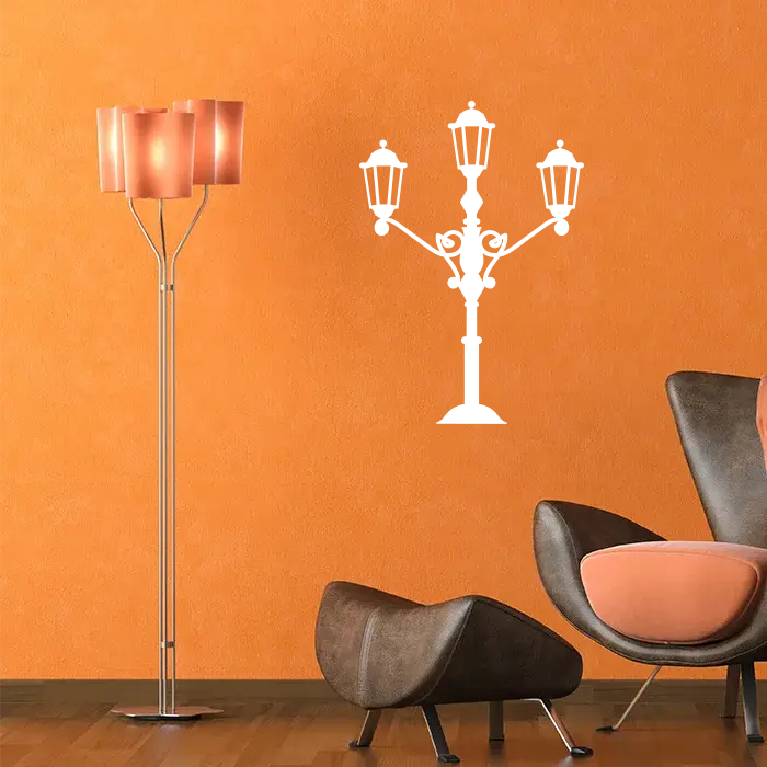 Samolepka na zeď: Lampa - 63x90 cm