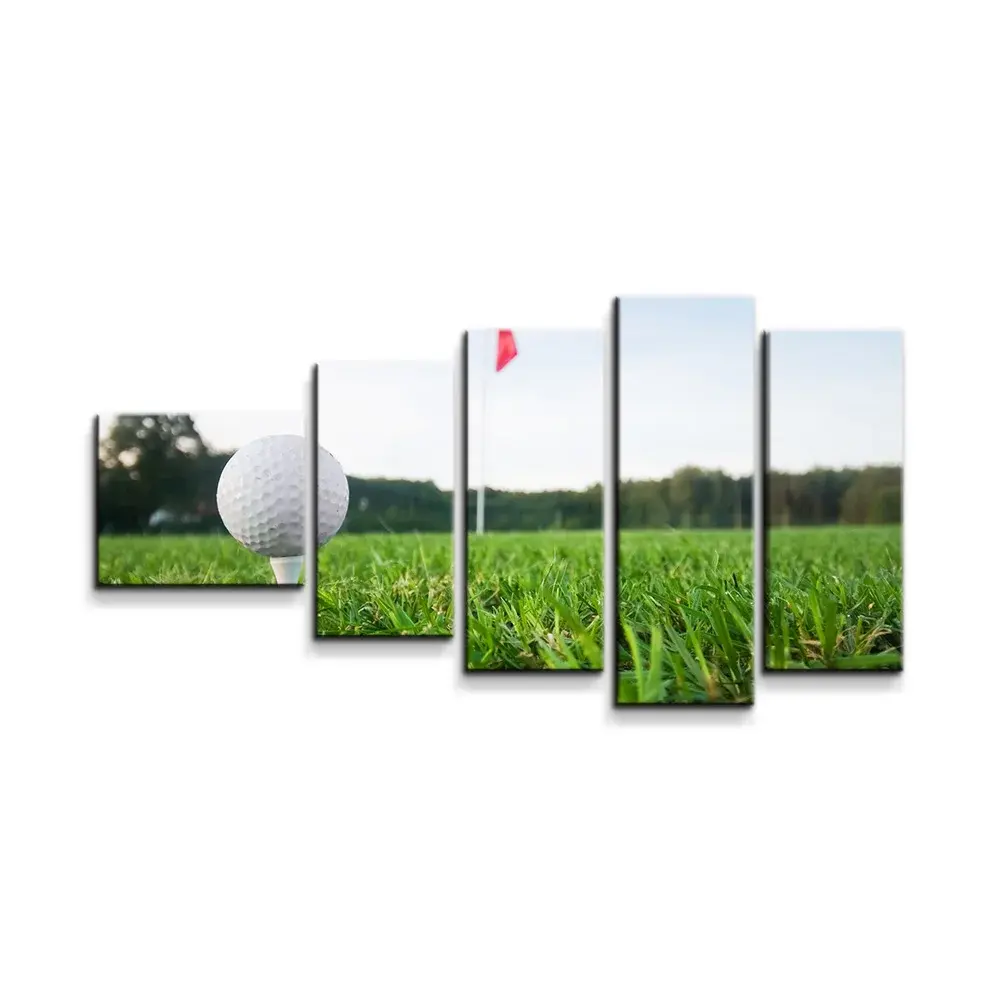 Obraz - 5-dílný Golf - 100x60 cm