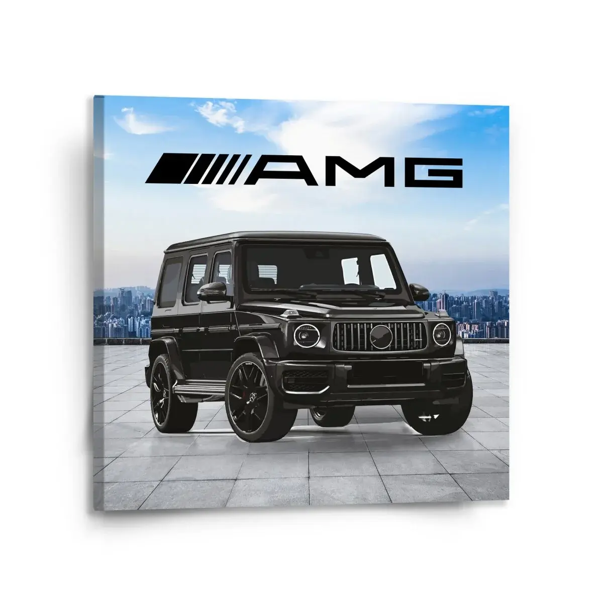 Obraz AMG auto - 110x110 cm