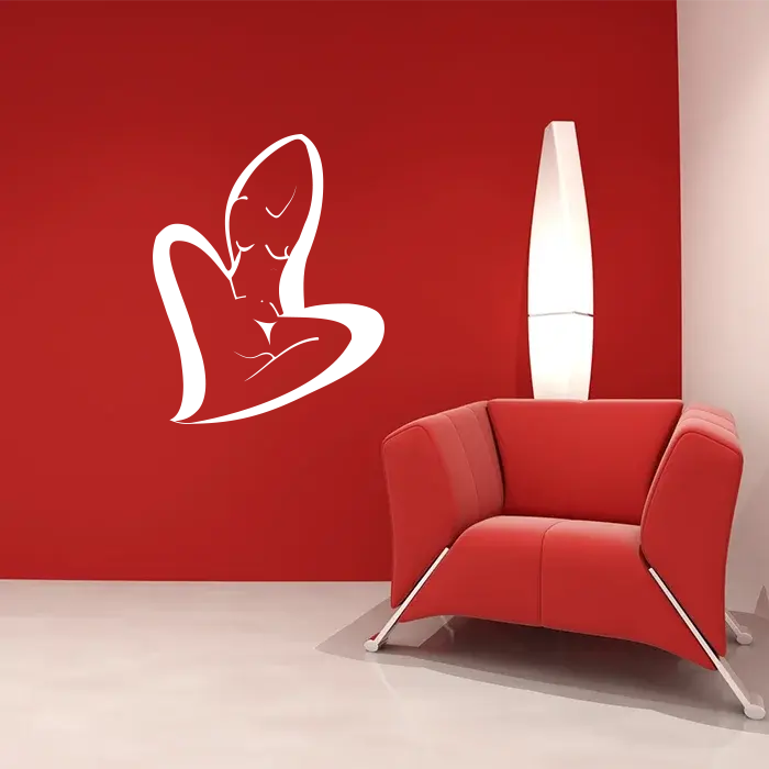 Samolepka na zeď: Lady design -