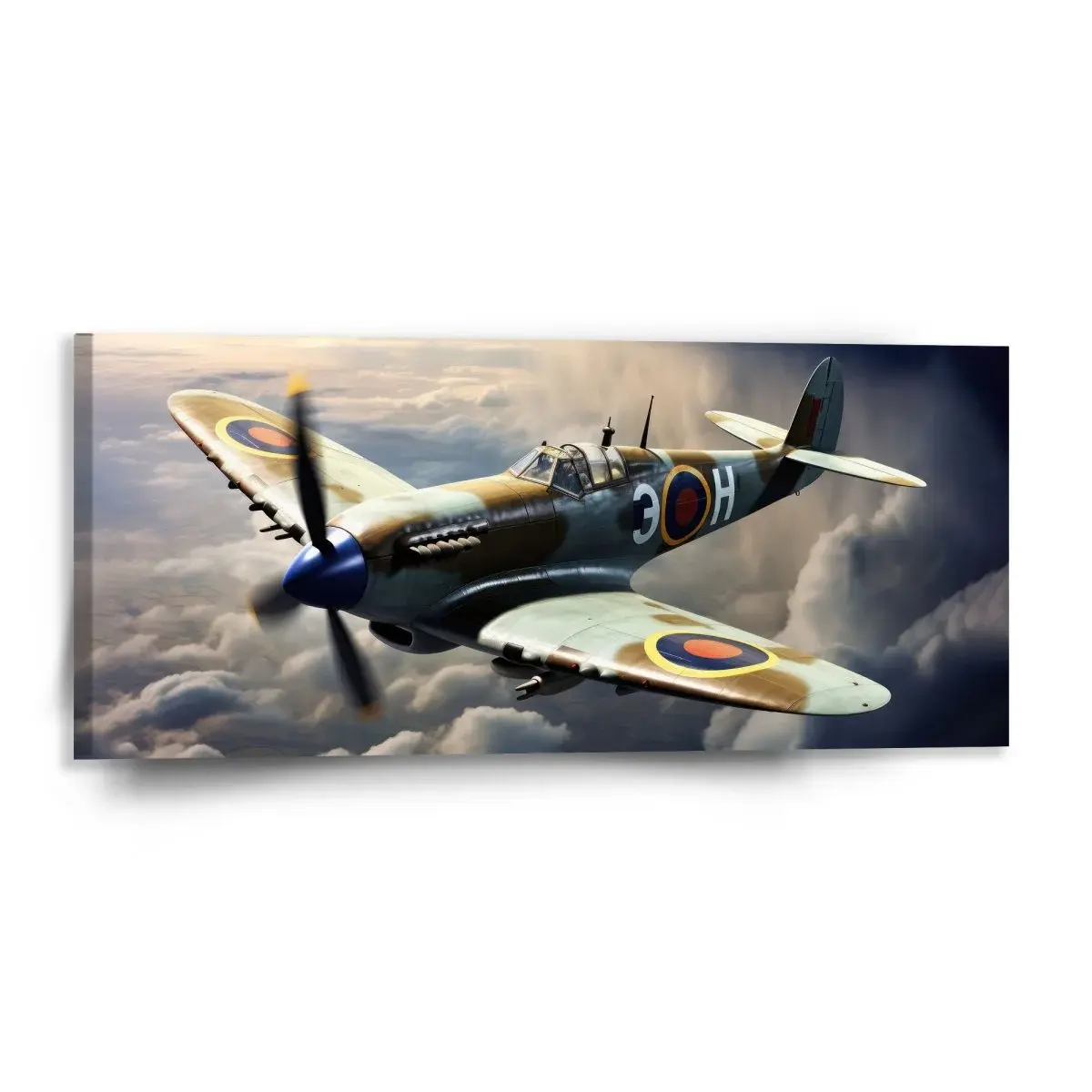 Obraz Stíhačka Spitfire - 110x50 cm