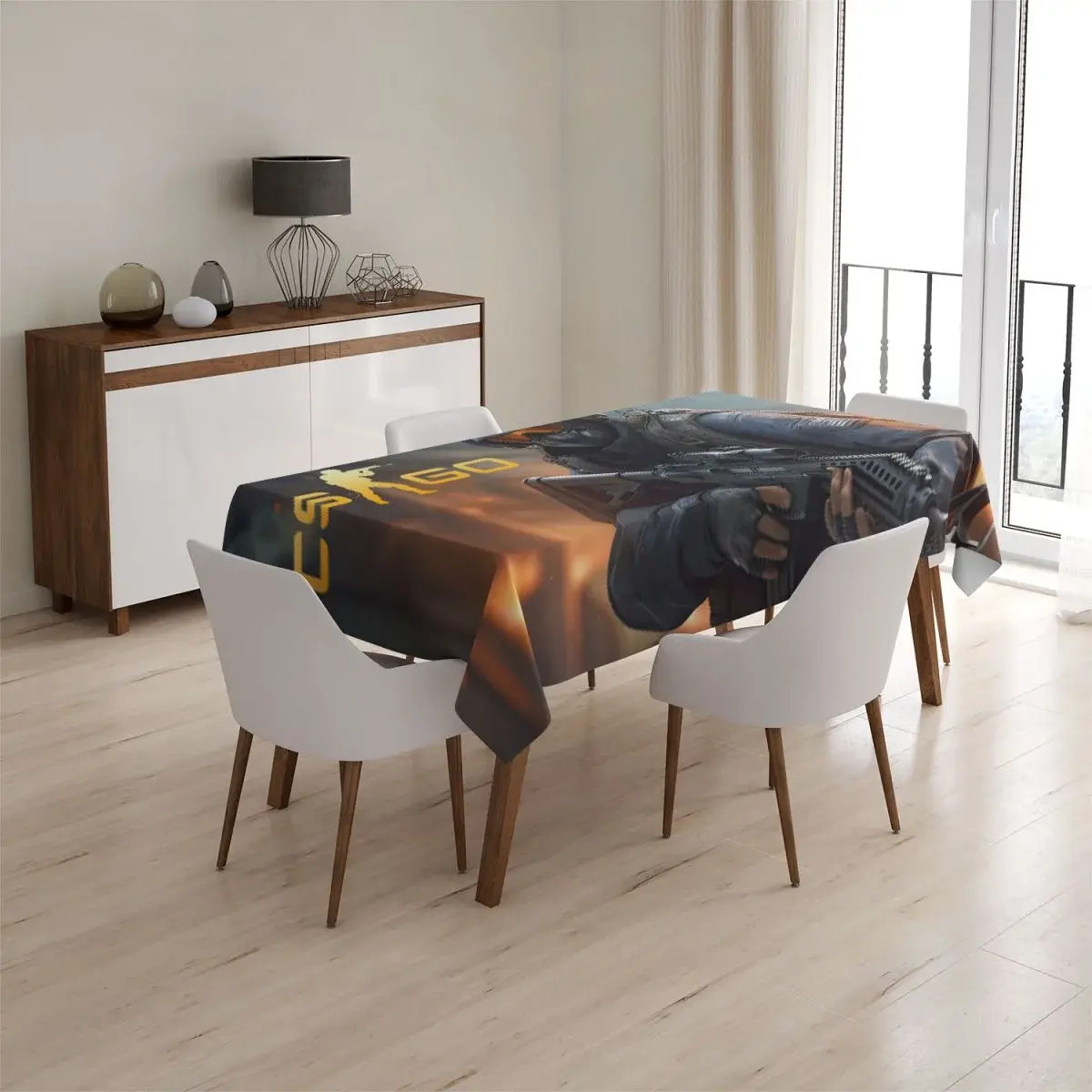 Ubrus CS:GO Voják 2 - 130x130 cm