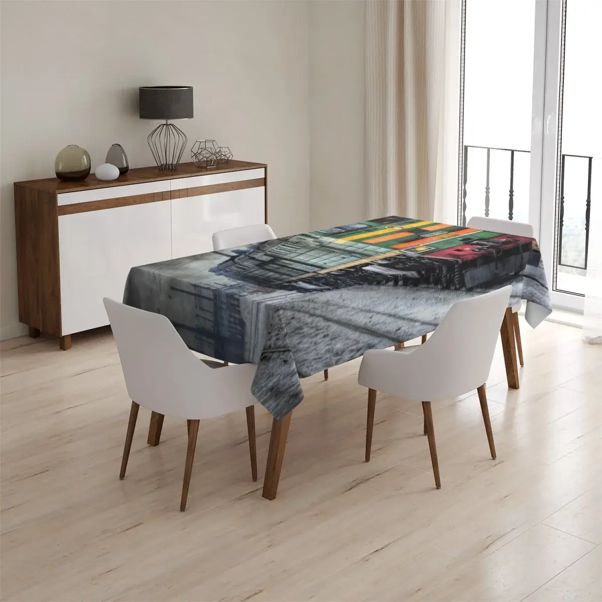 Ubrus Lokomotiva - 90x90 cm