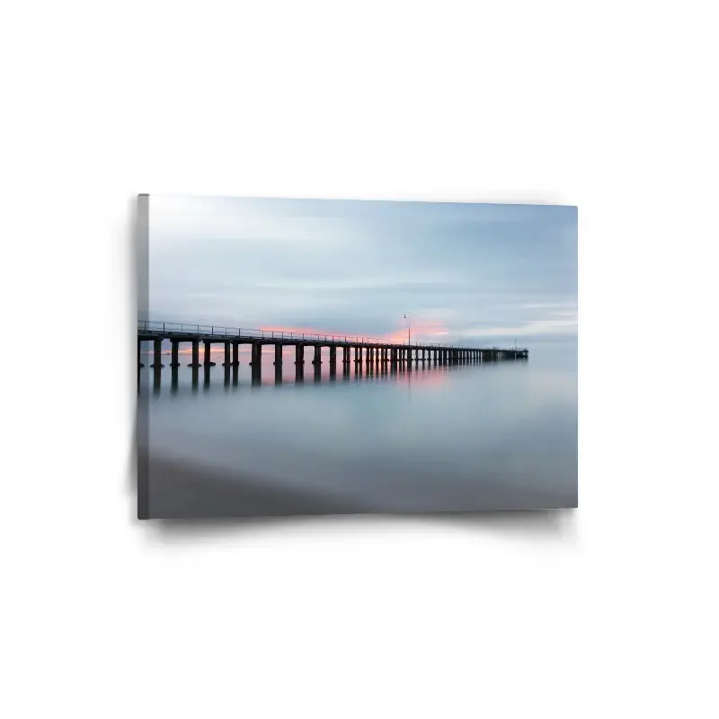 Obraz Molo s červánky - 90x60 cm