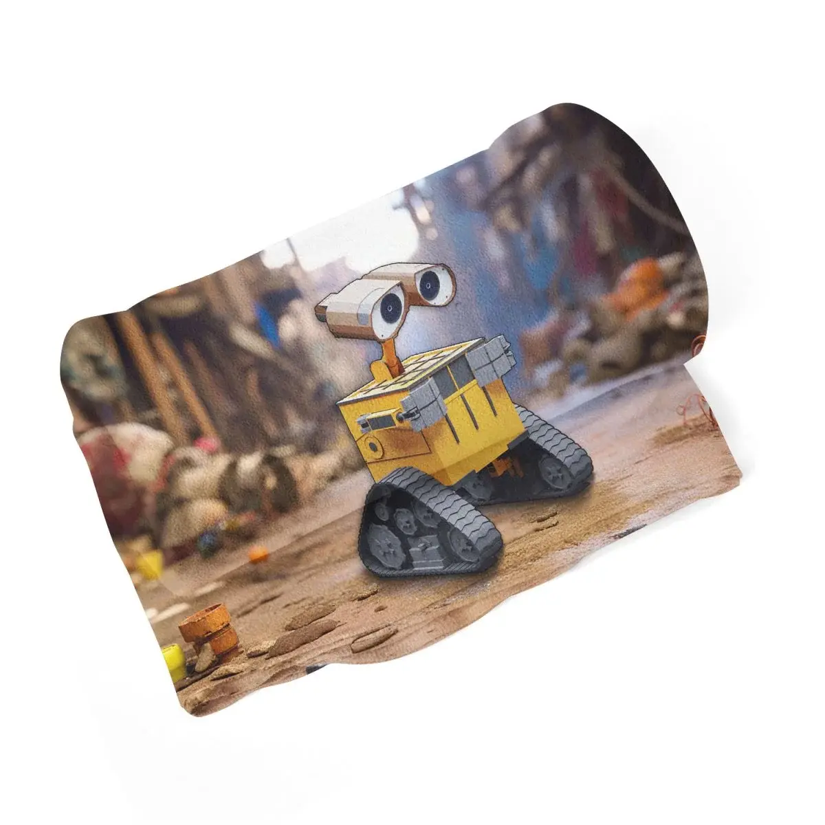 Deka Wall-E robot Město - 150x120 cm