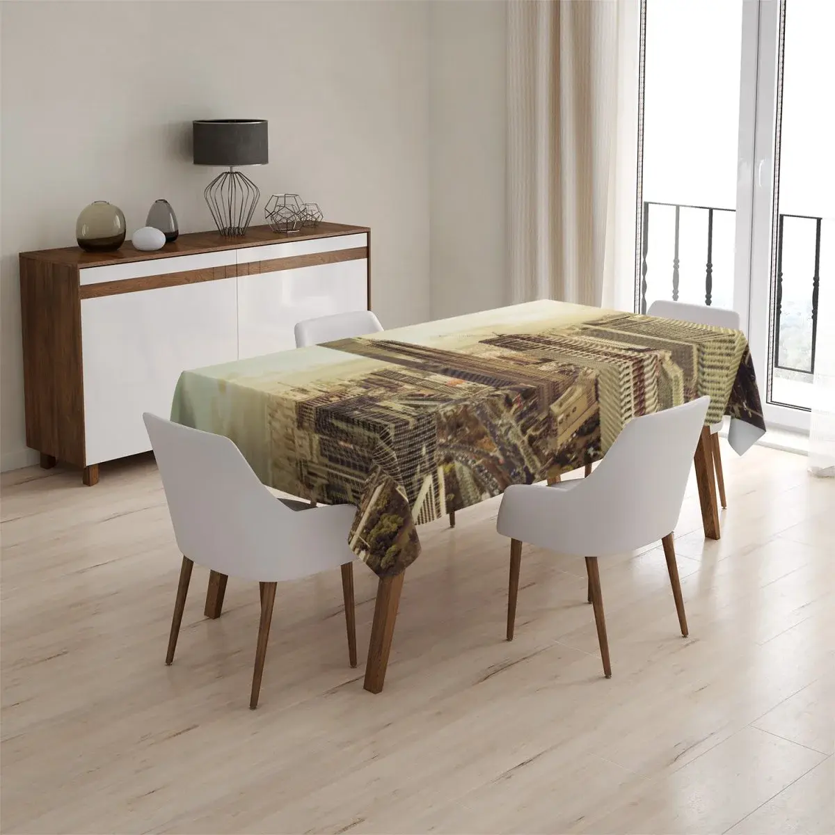 Ubrus Mrakodrapy 4 - 130x170 cm