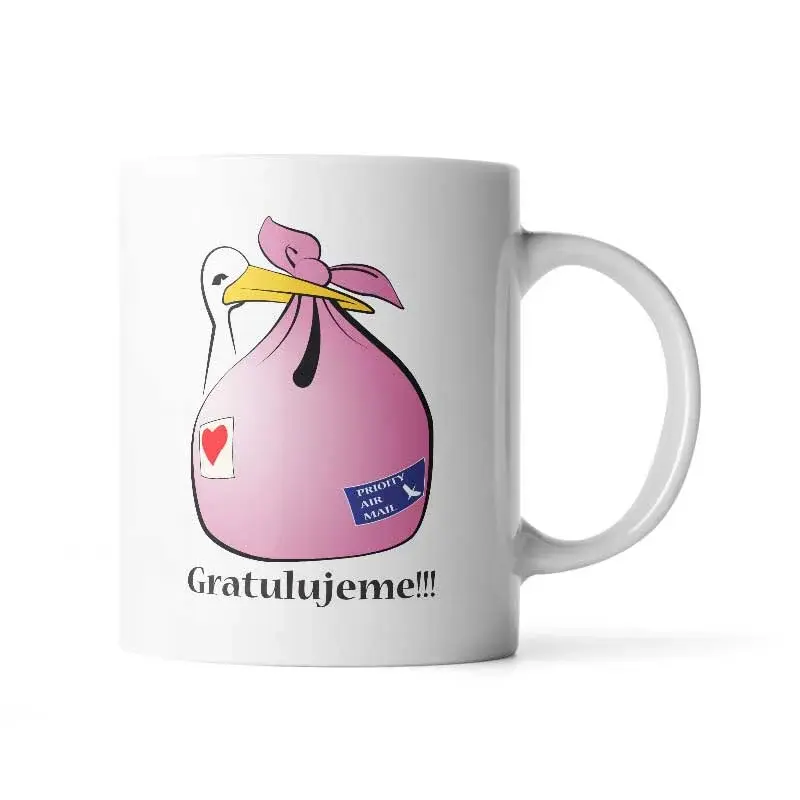 Hrnek Gratulujeme!!! - 330 ml - standard