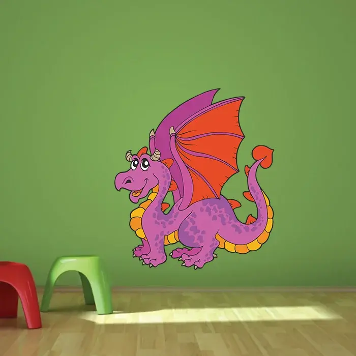 Samolepka na zeď: Drak 2 - 79x90 cm