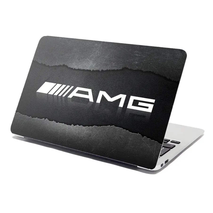 Samolepka na notebook AMG černá - 38x26 cm