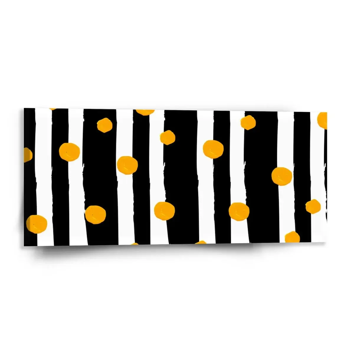 Obraz Pruhy a puntíky - 110x50 cm