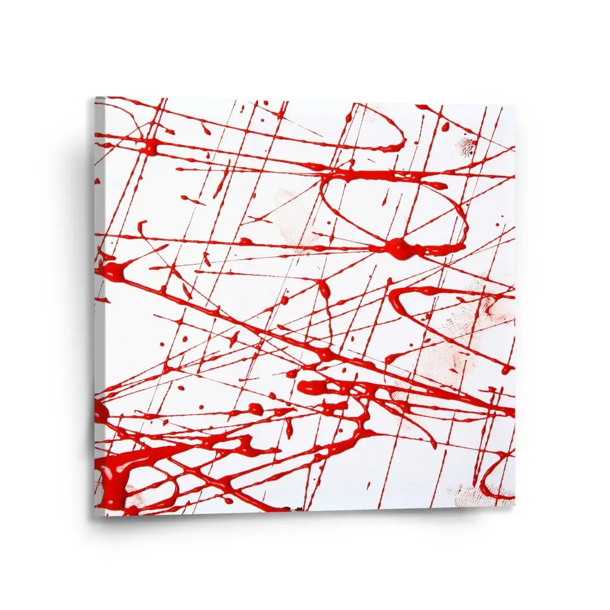 Obraz Krvavé cákance - 110x110 cm