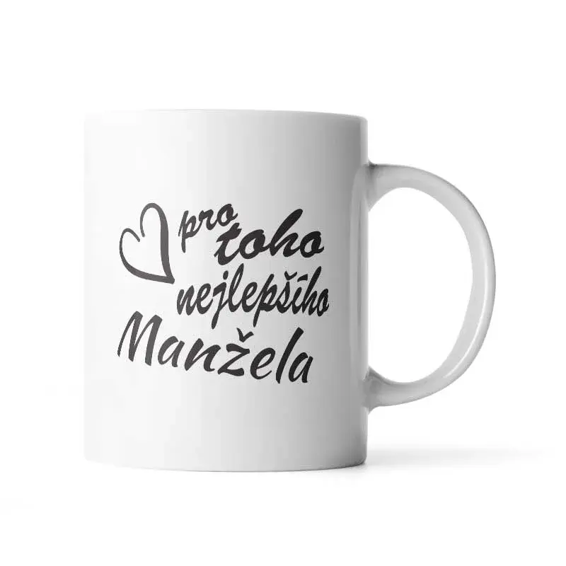 Hrnek Pro toho nejlepšího manžela - 200 ml - espresso