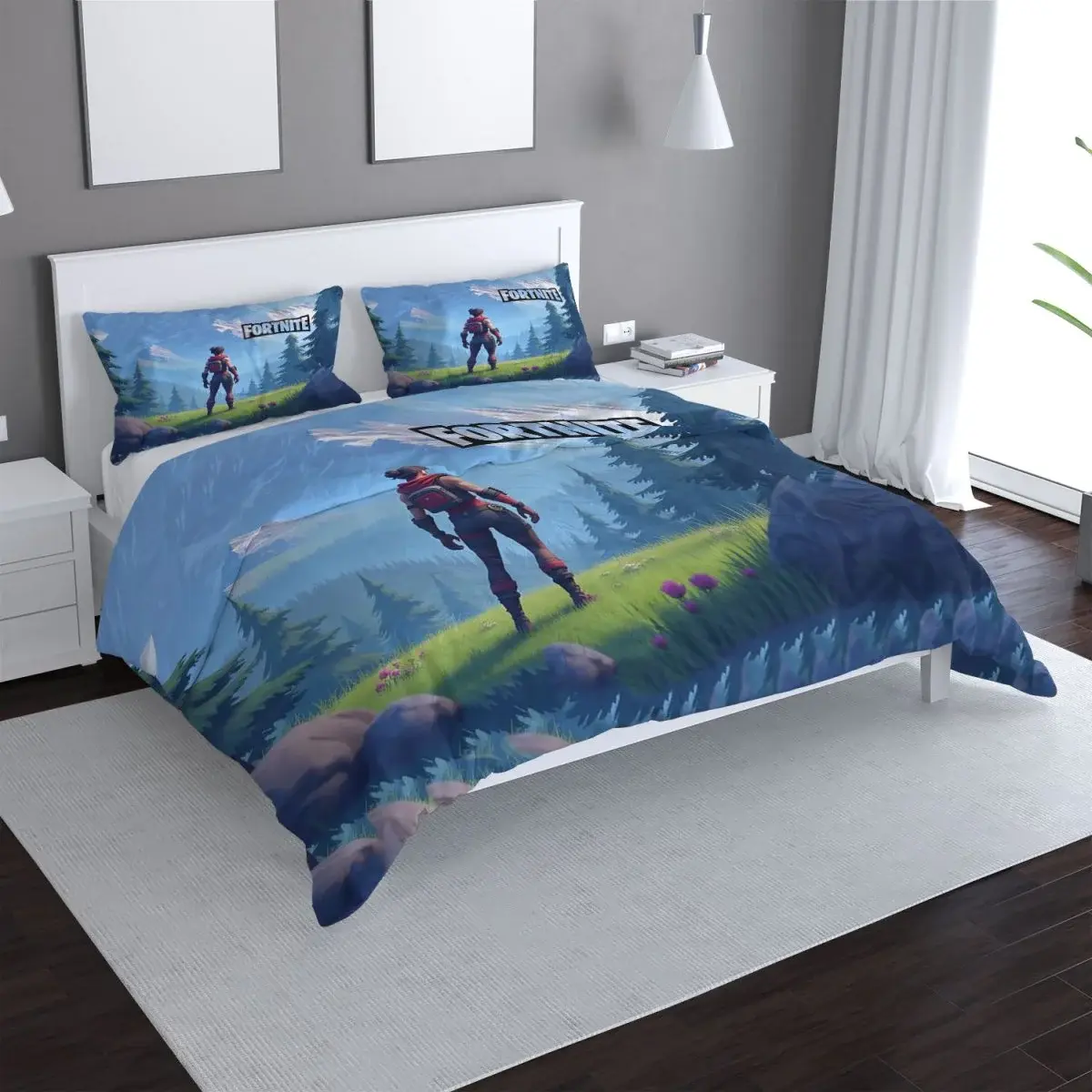 Povlečení FORTNITE Horská krajina - 140x220 / 90x70
