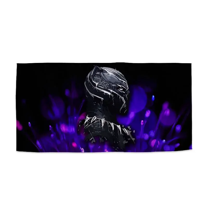 Ručník BLACK PANTHER Fialová luminescence - 30x50 cm