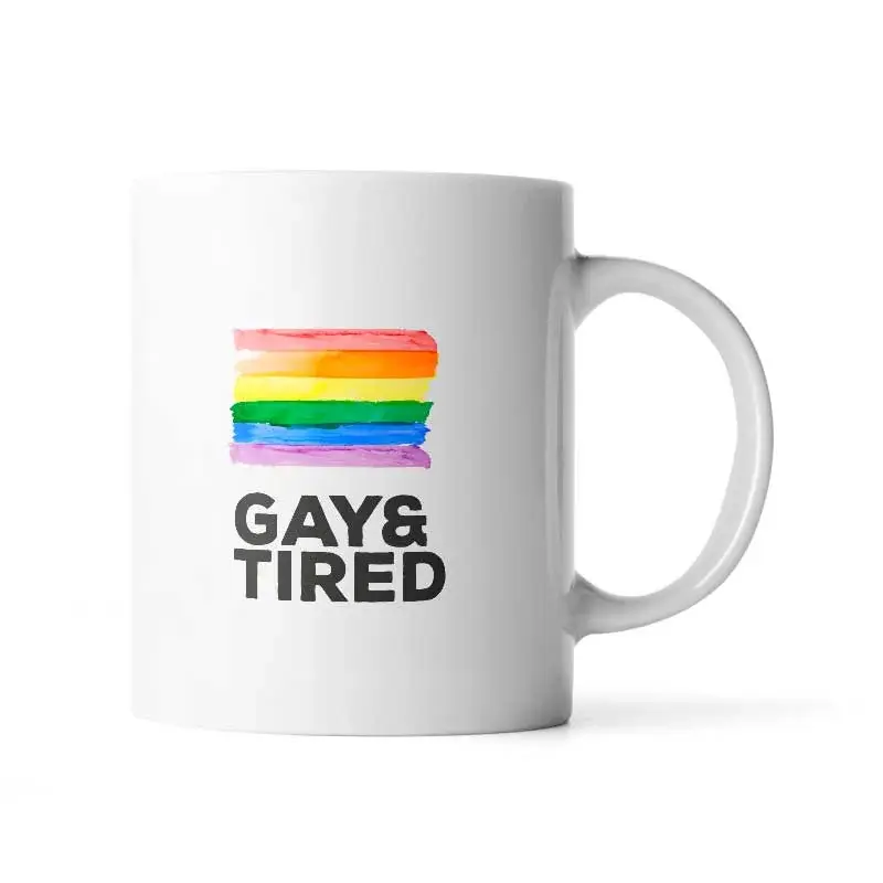 Hrnek GAY & TIRED - 890 ml - XXL
