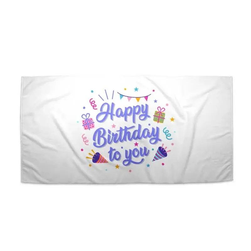 Ručník Happy birthday to you 3 - 70x140 cm