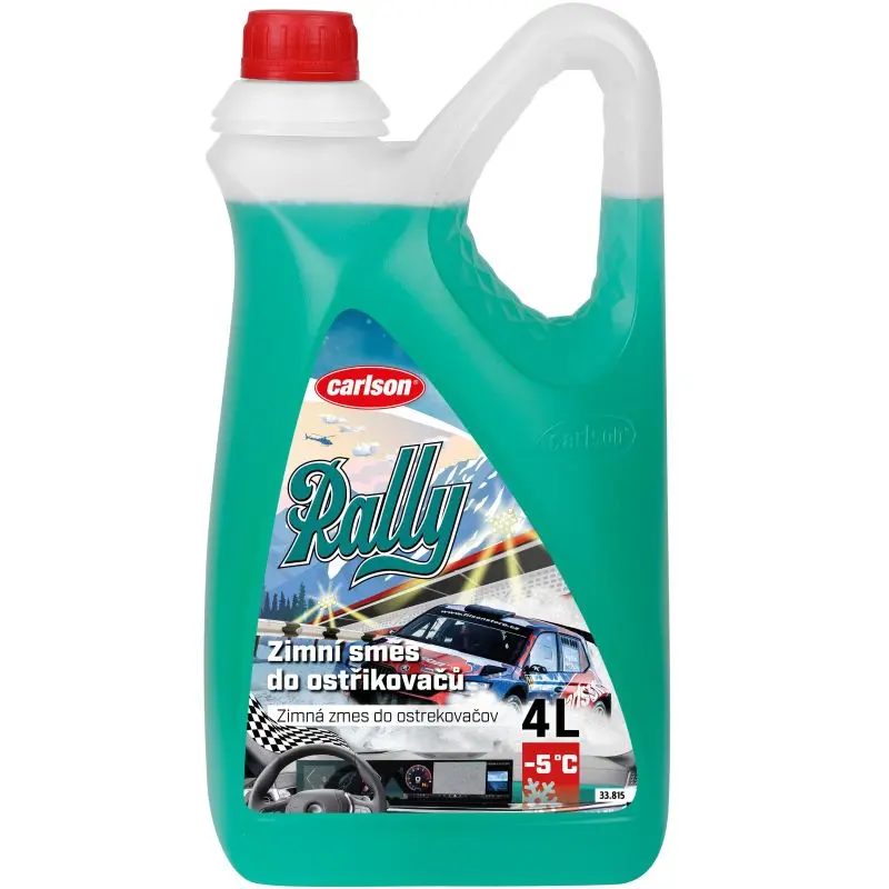 Zimní / přechodová směs do ostřikovačů -5°C Carlson Crazy Edition - v chytrém kanystru 4l / parfém Rally