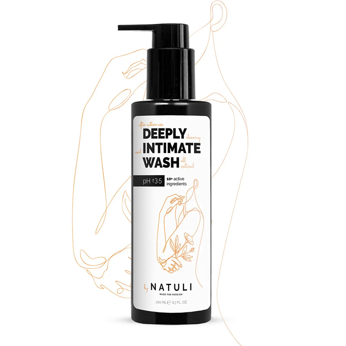 Gel na intimní hygienu NATULI DEEPLY 200 ml