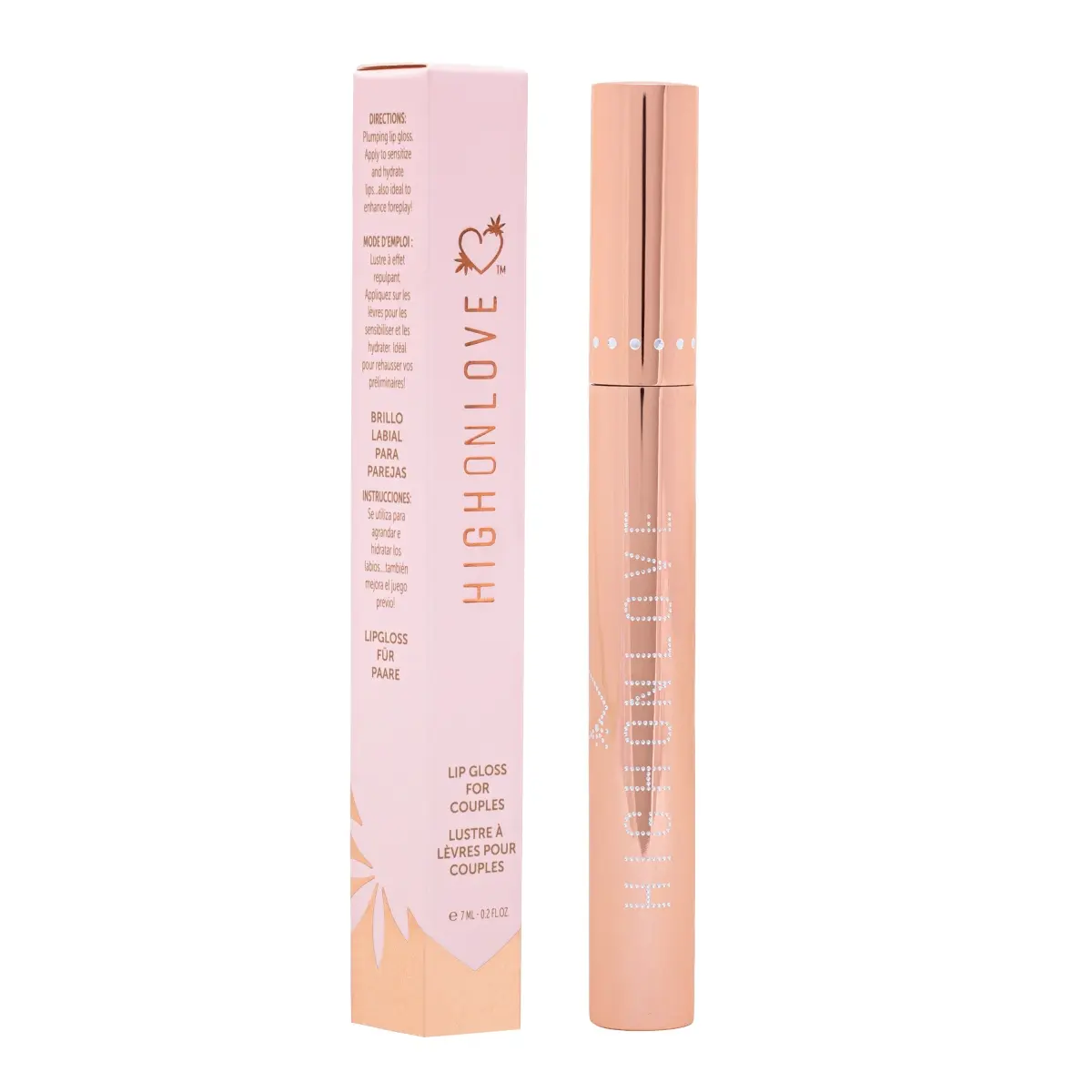 Lesk na rty HIGH ON LOVE Couples Lip Gloss 7 ml