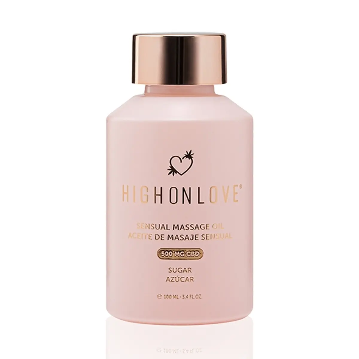 Olej masážní HIGH ON LOVE Sensual CBD Sugar 100 ml