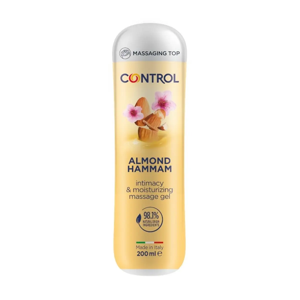 Control 2in1 Intimacy & Moisturizing Massage Gel Almond Hammam 200ml