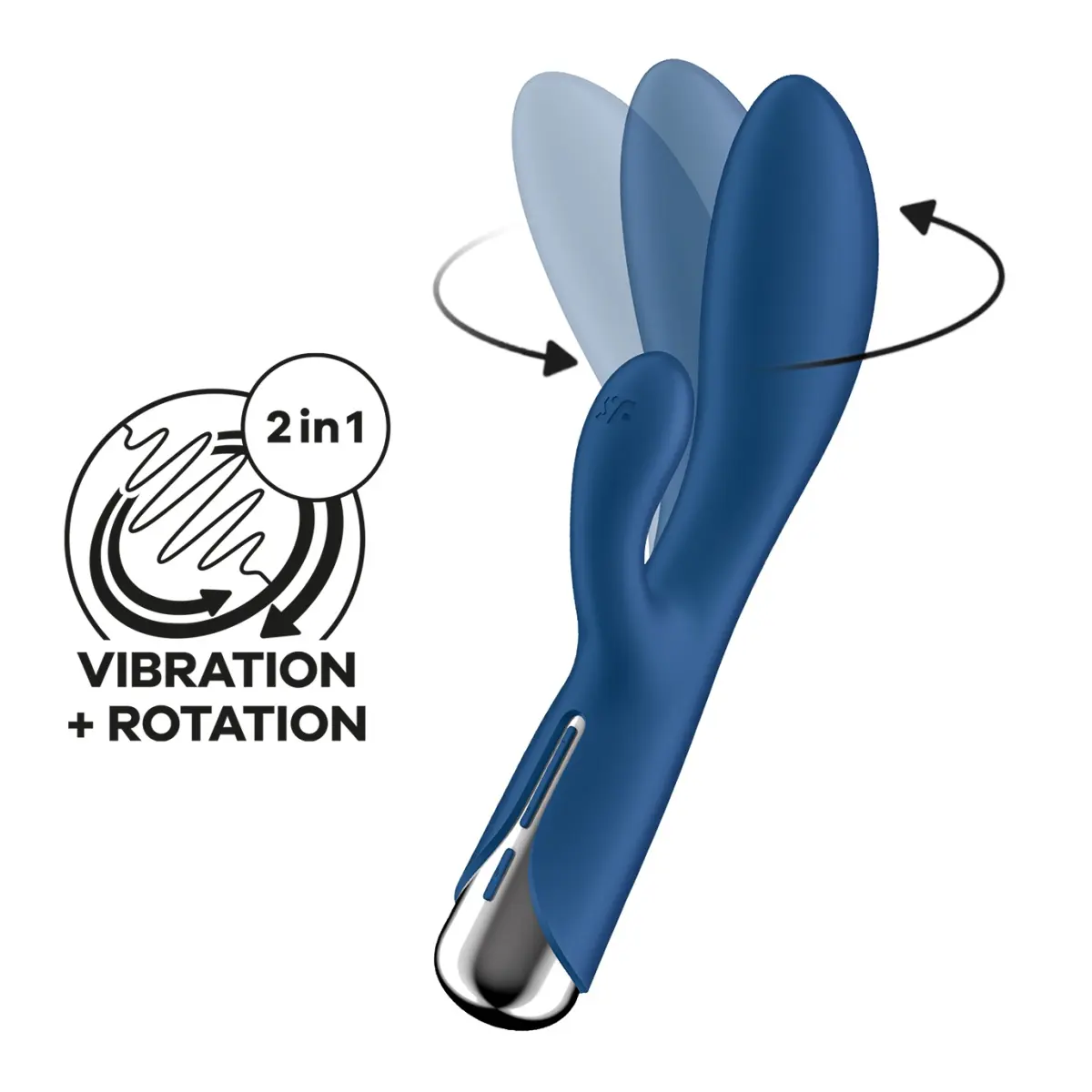 Vibrátor Satisfyer Spinning Rabbit 1 Rotating Shaft