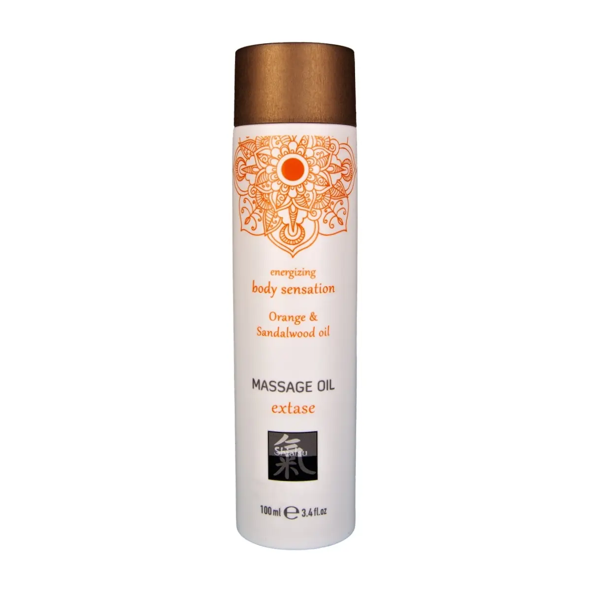 Olej masážní HOT Shiatsu extase Orange & Sandalwood oil 100 ml