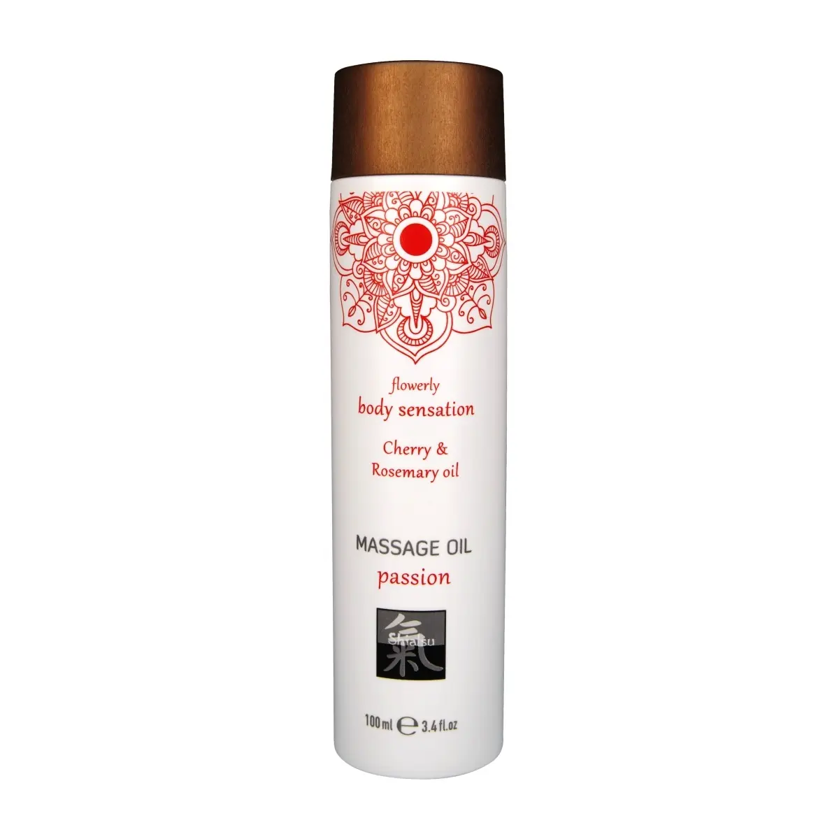Olej masážní HOT Shiatsu passion Cherry & Rosemary oil 100 ml