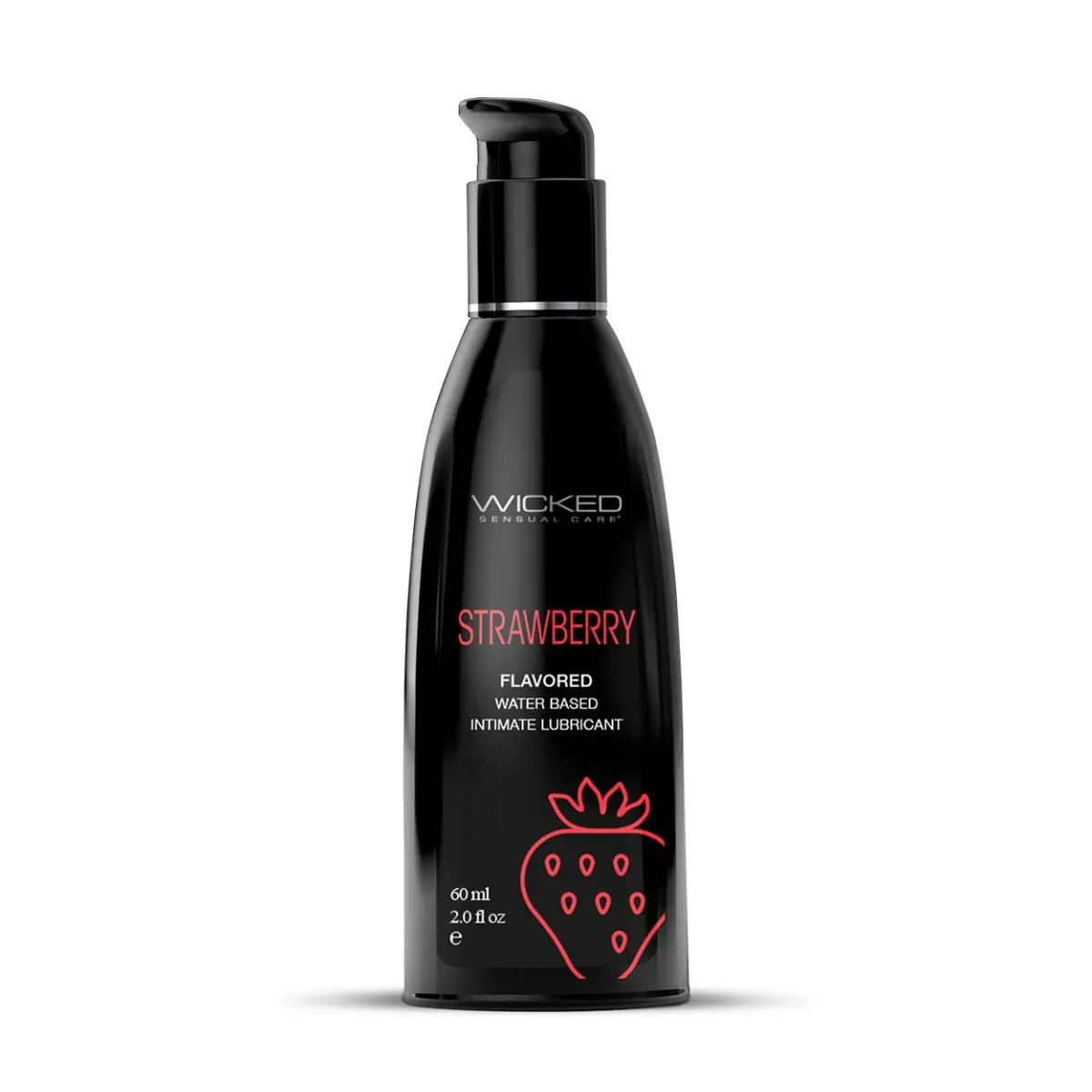 Lubrikační gel WICKED AQUA Strawberry Flavored 60 ml