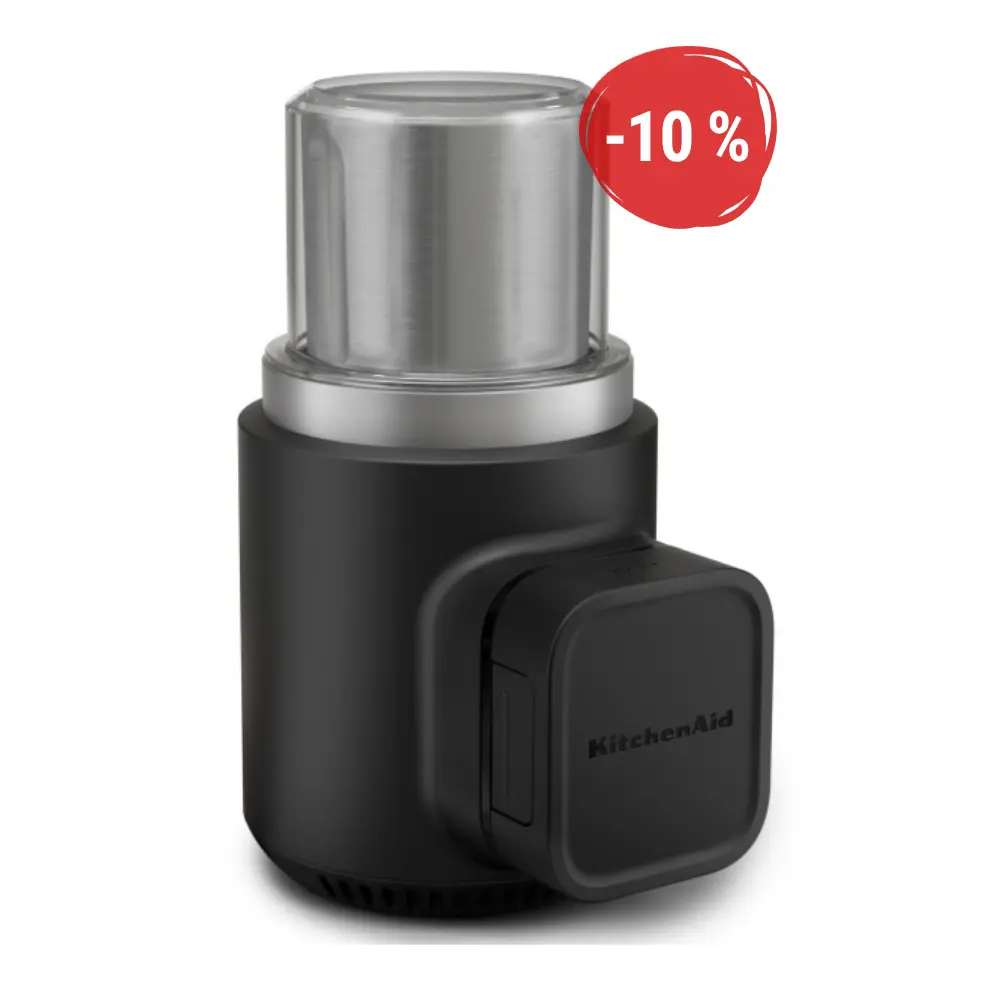 Bezdrátový kávomlýnek KitchenAid 5KBGR100BM GO, bez baterie