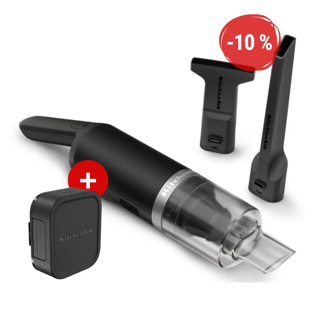 Bezdrátový kuchyňský vysavač KitchenAid 5KKVR121BM GO, s baterií