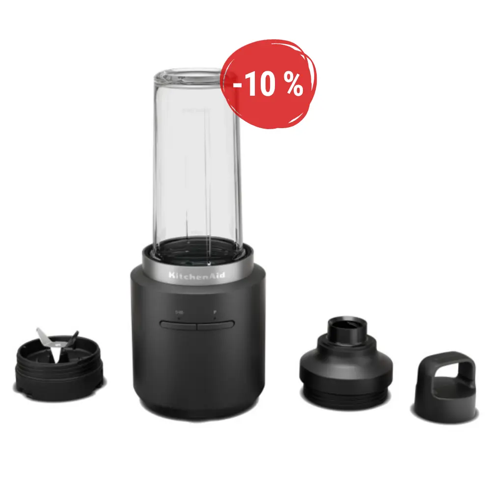 Bezdrátový osobní blender KitchenAid 5KSBR200BM GO, bez baterie