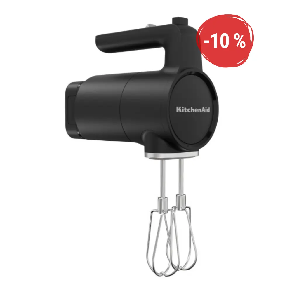 Bezdrátový ruční šlehač KitchenAid 5KHMR700BM GO, bez baterie