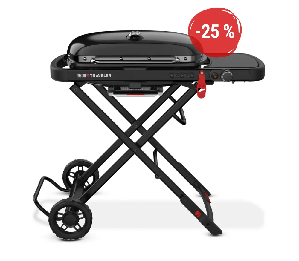 Cestovní plynový gril Weber Traveler Stealth