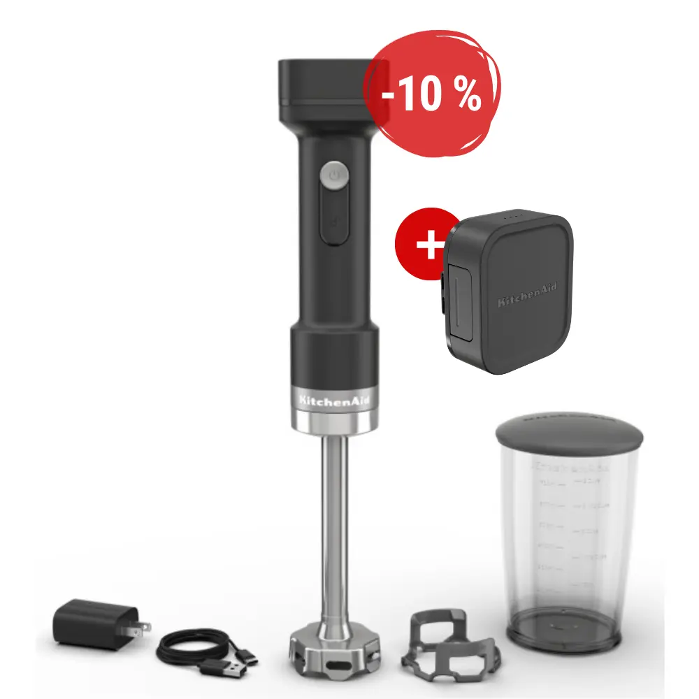 KitchenAid bezdrátový tyčový mixér 5KHBRV71 GO, s baterií