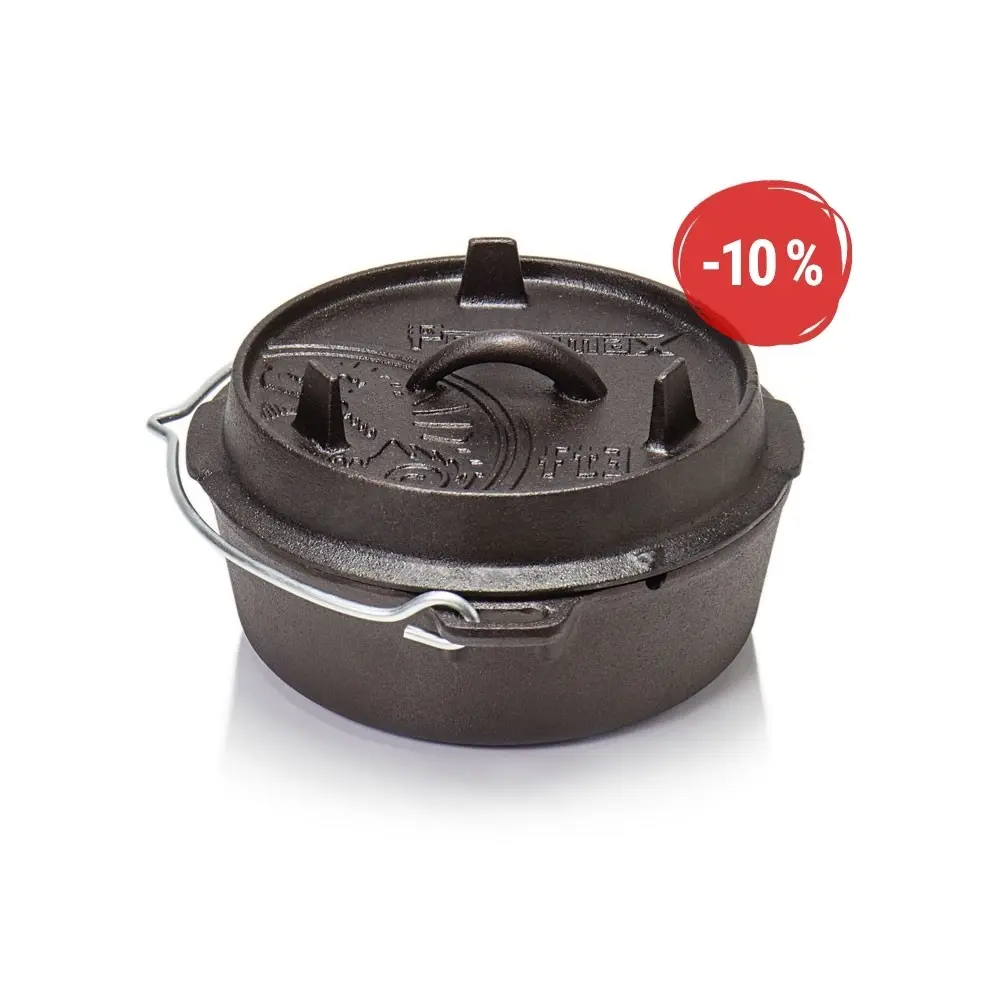 Petromax litinový kotlík Dutch Oven ft3 - 18 cm, 1,6 l