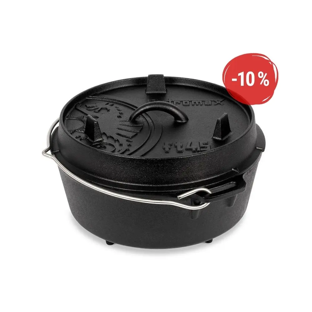 Petromax litinový kotlík Dutch Oven s nožičkami ft4,5 - 22 cm, 3,5 l
