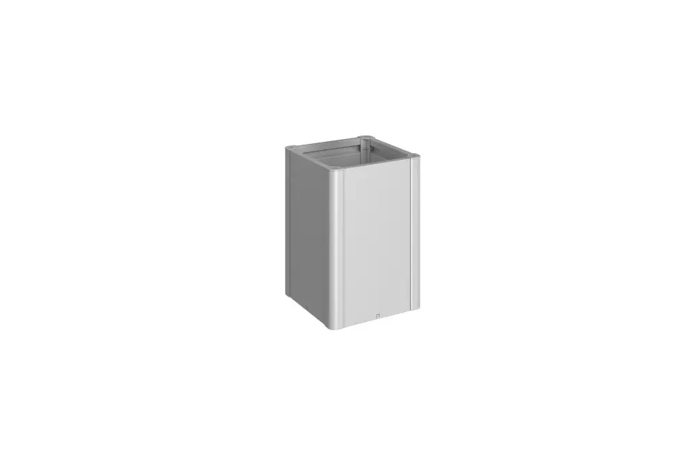 Biohort Truhlík BIOHORT Belvedere 54,7 x 54,7 x 77 cm (stříbrná metalíza)