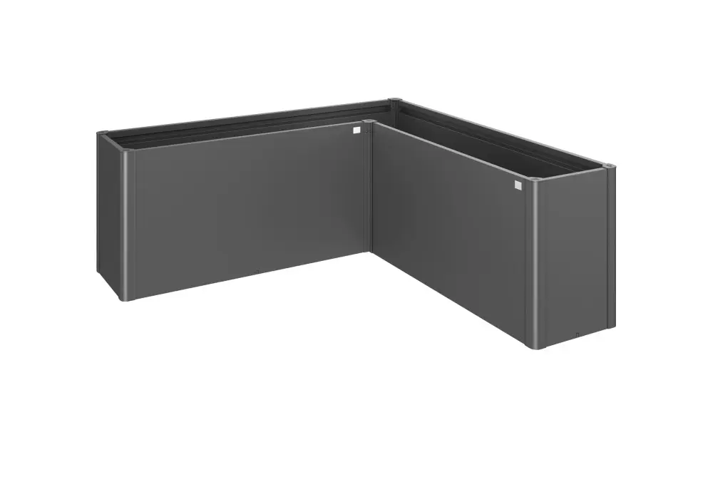 Biohort Truhlík BIOHORT Belvedere L 201,6 x 201,6 x 77 cm (tmavě šedá metalíza)