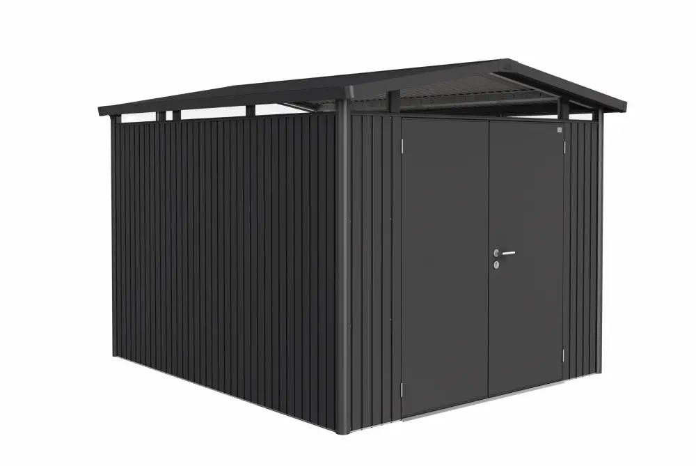 Biohort Zahradní domek BIOHORT Panorama P5 duo 273 × 318 cm (tmavě šedá metalíza)