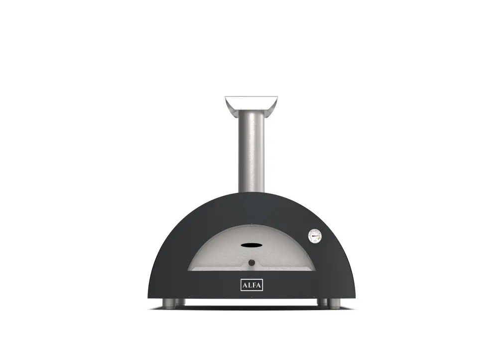 Pec na pizzu na dřevo Alfa Forni – 2 Pizze, šedá
