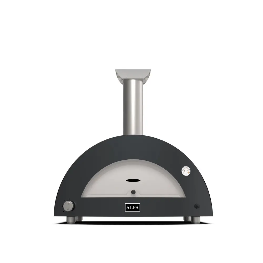 Hybridní pec na pizzu Alfa Forni - 3 Pizze, šedá